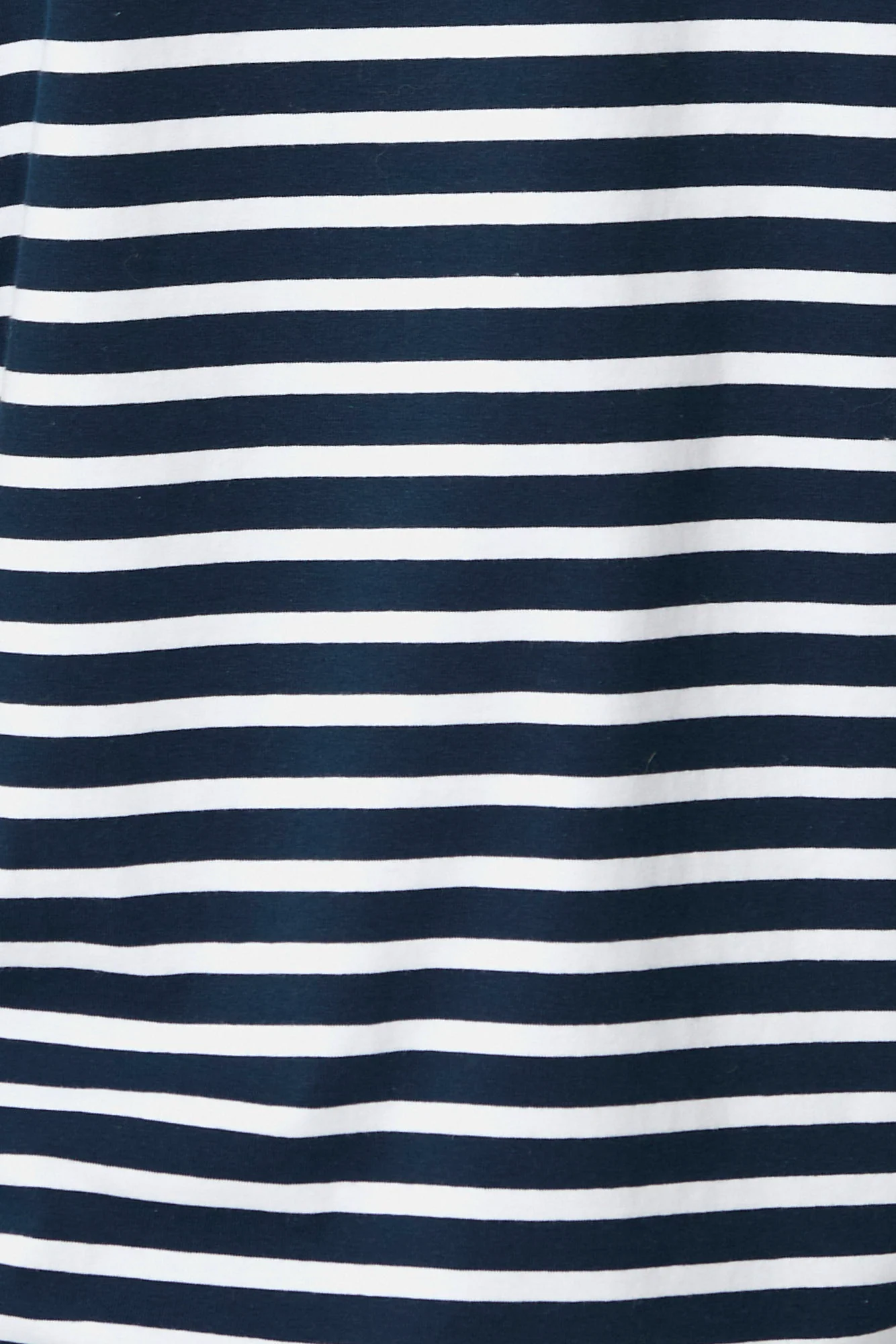 Suzette Stripe Cap Sleeve Button Tee - Image 6