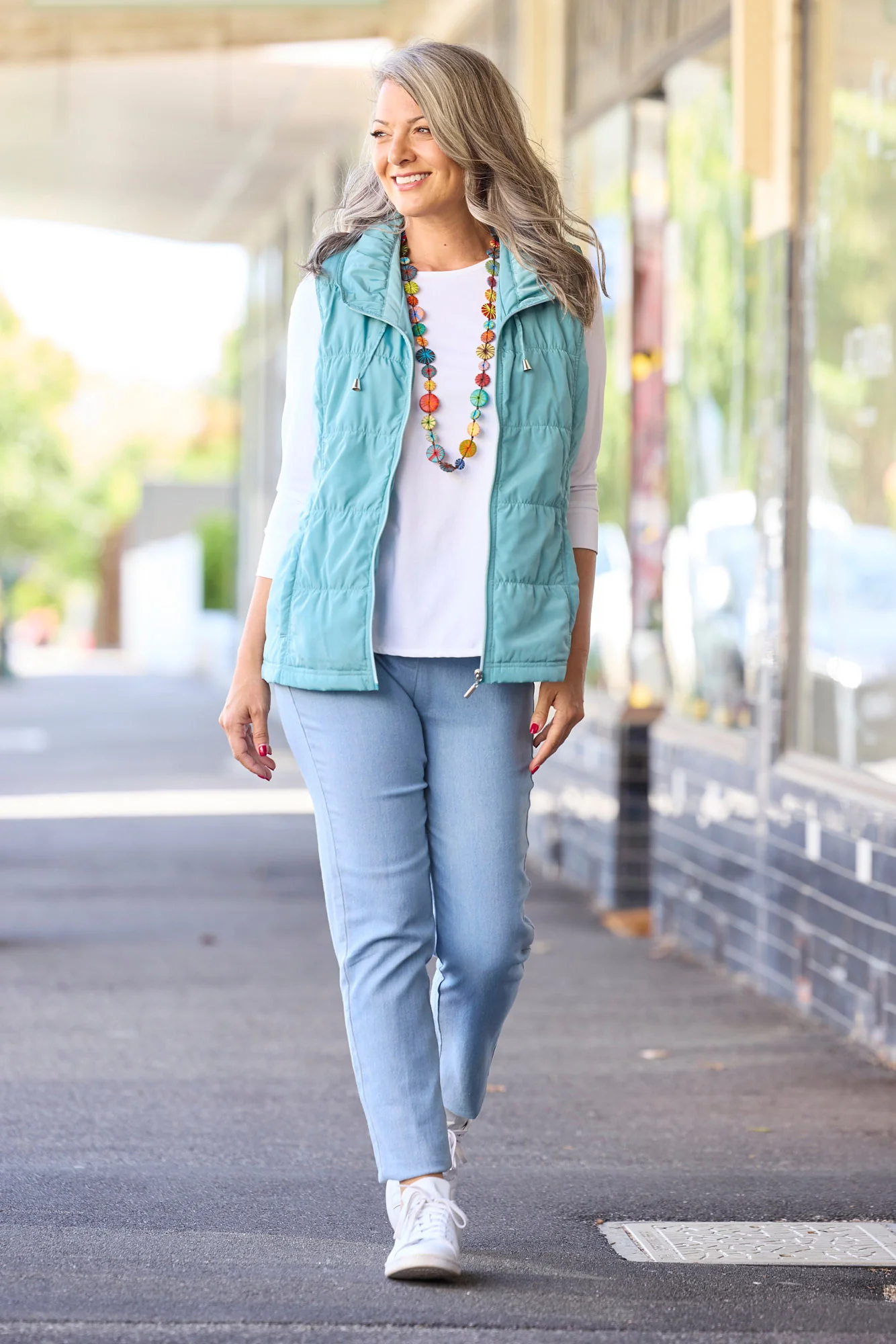 Suzy Stretch Long Pull On Jean - Image 6