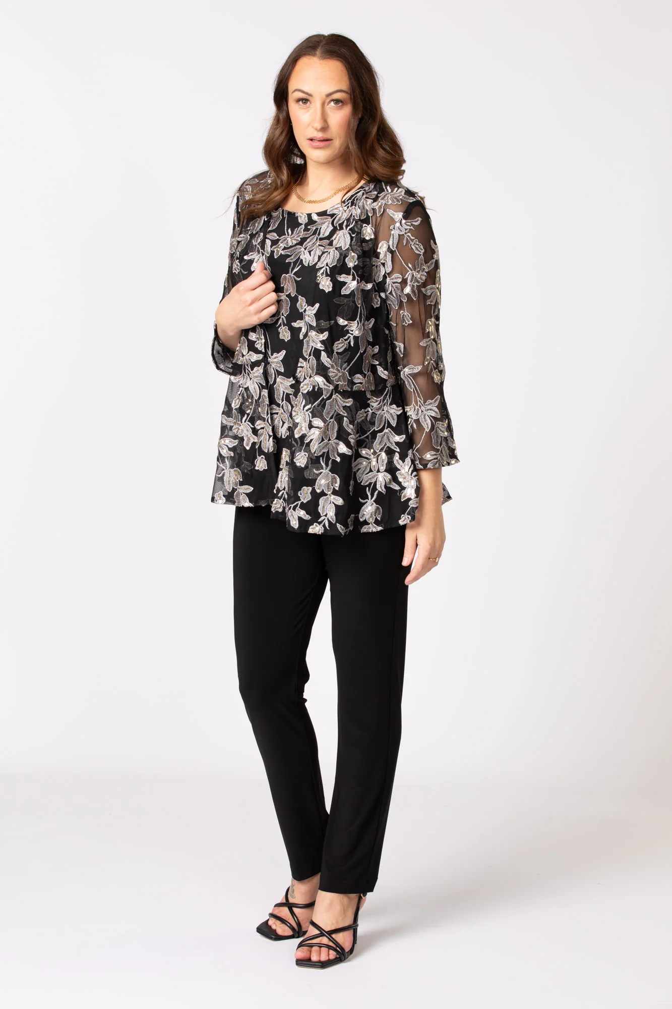 Swiftie Embroidered 1 Btn Cardigan - Image 3