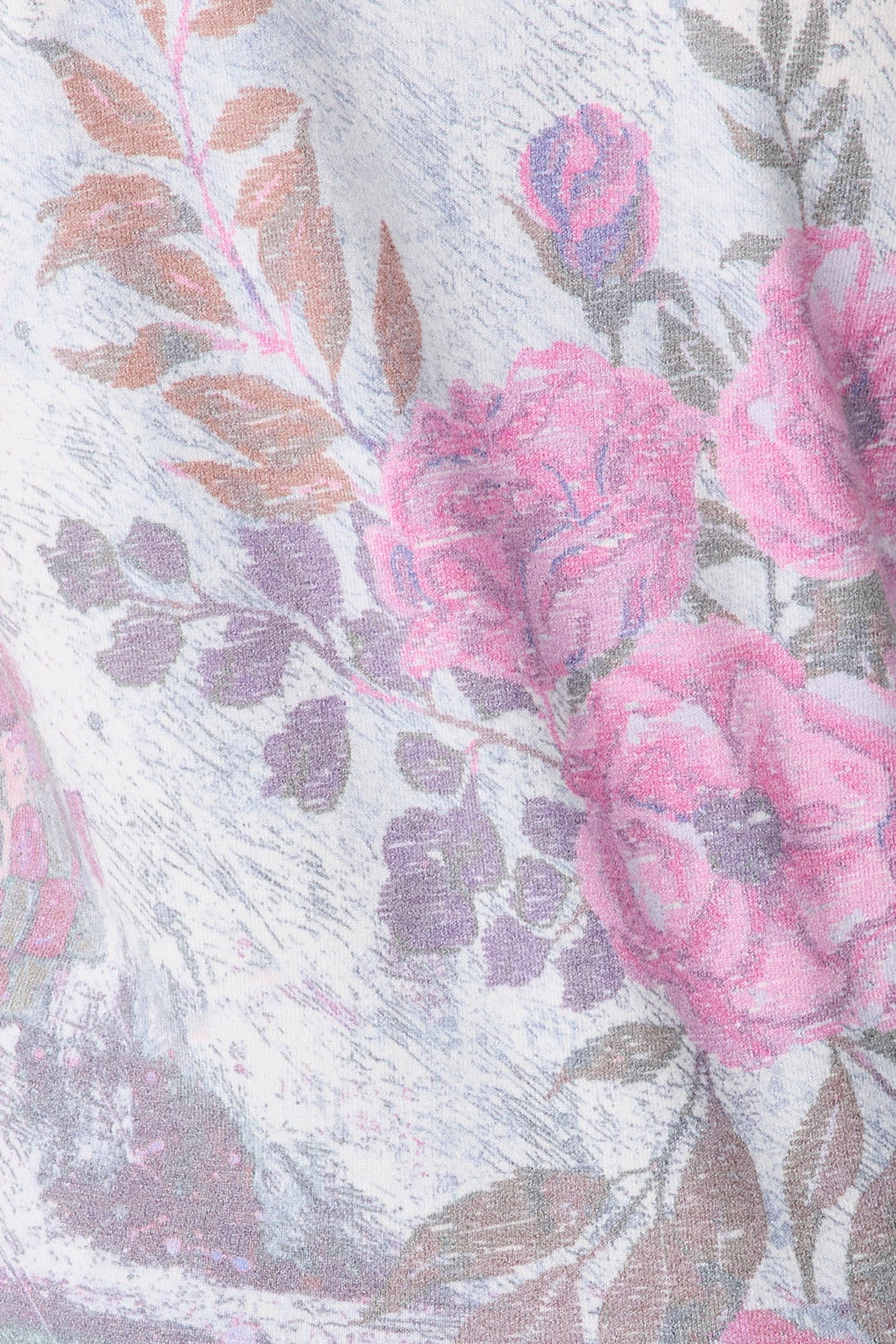 Sylvie Print R-neck Long Sleeve Sweater - Image 6