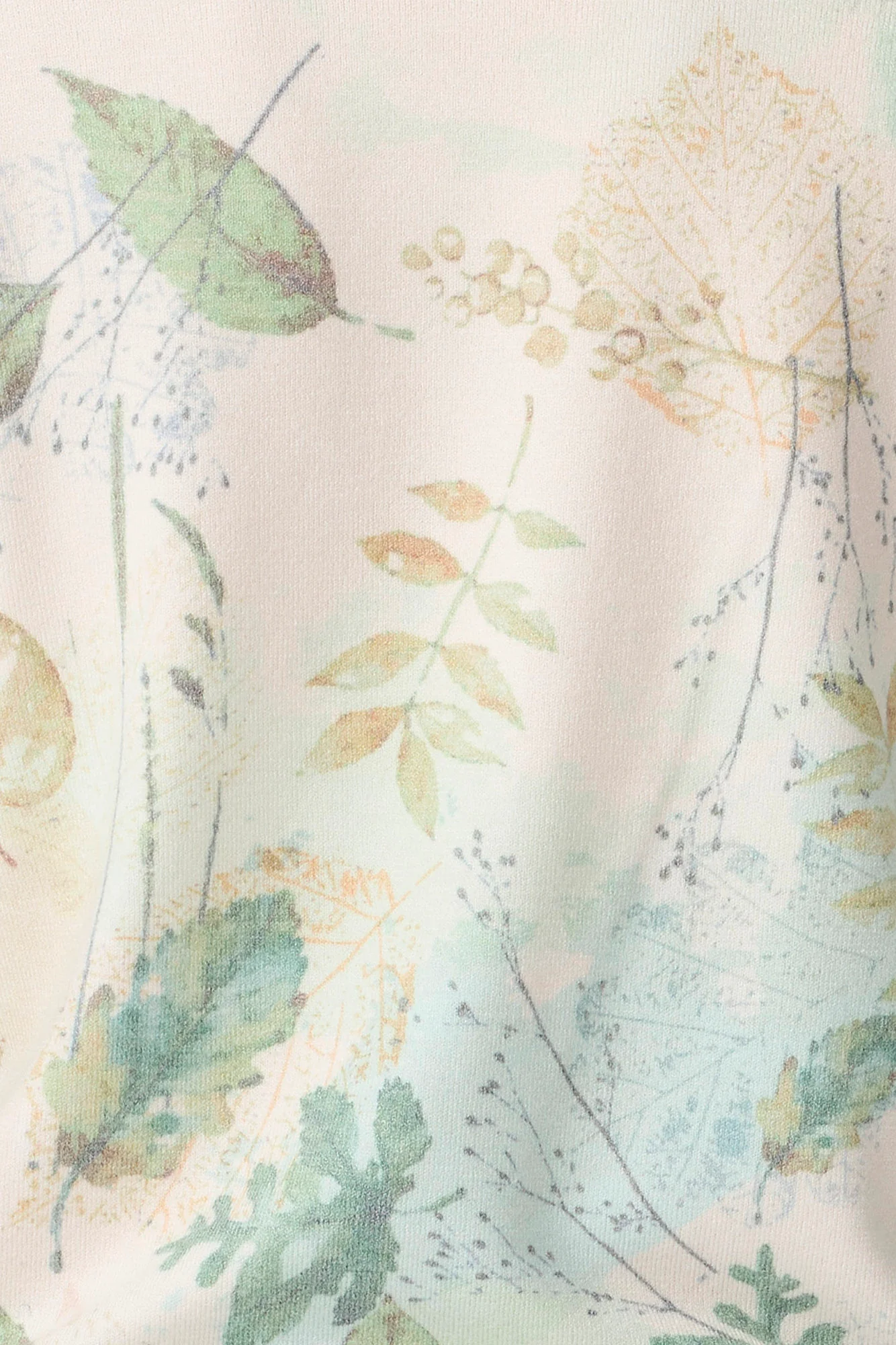 Sylvie Print R-neck Long Sleeve Sweater - Image 7
