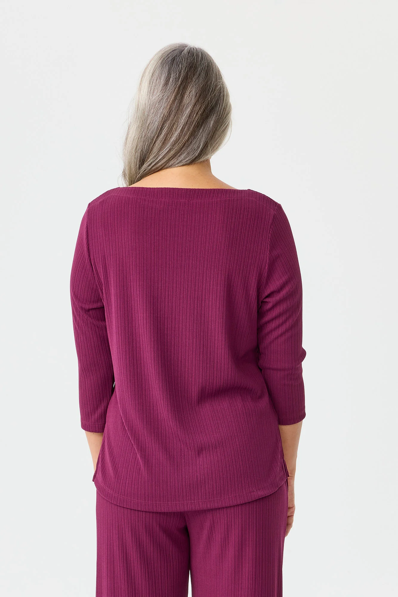 Tempest Boat Neck 3/4 Sleeve Top - Image 5