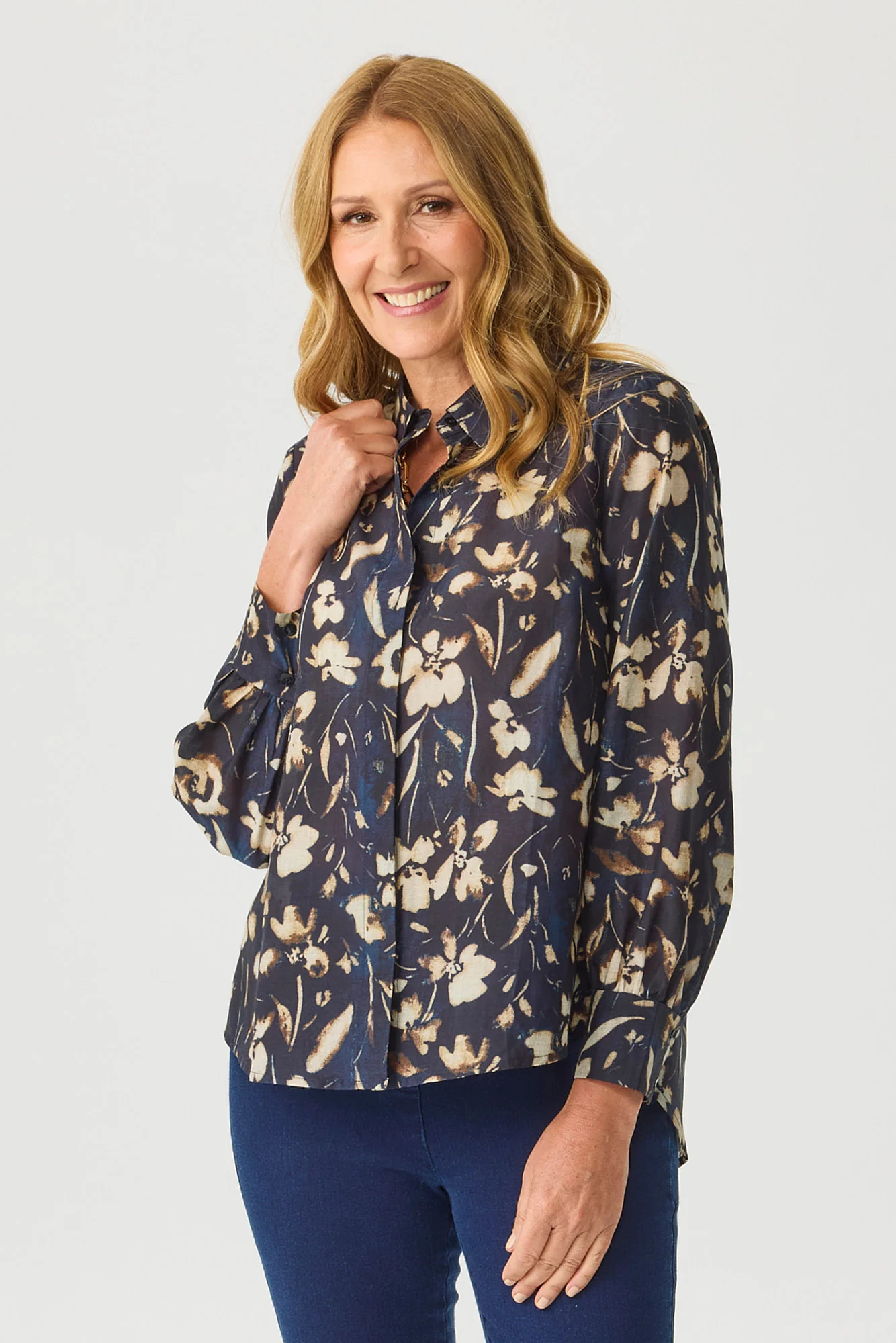 Tesoro Long Sleeve High Low Shirt - Image 4