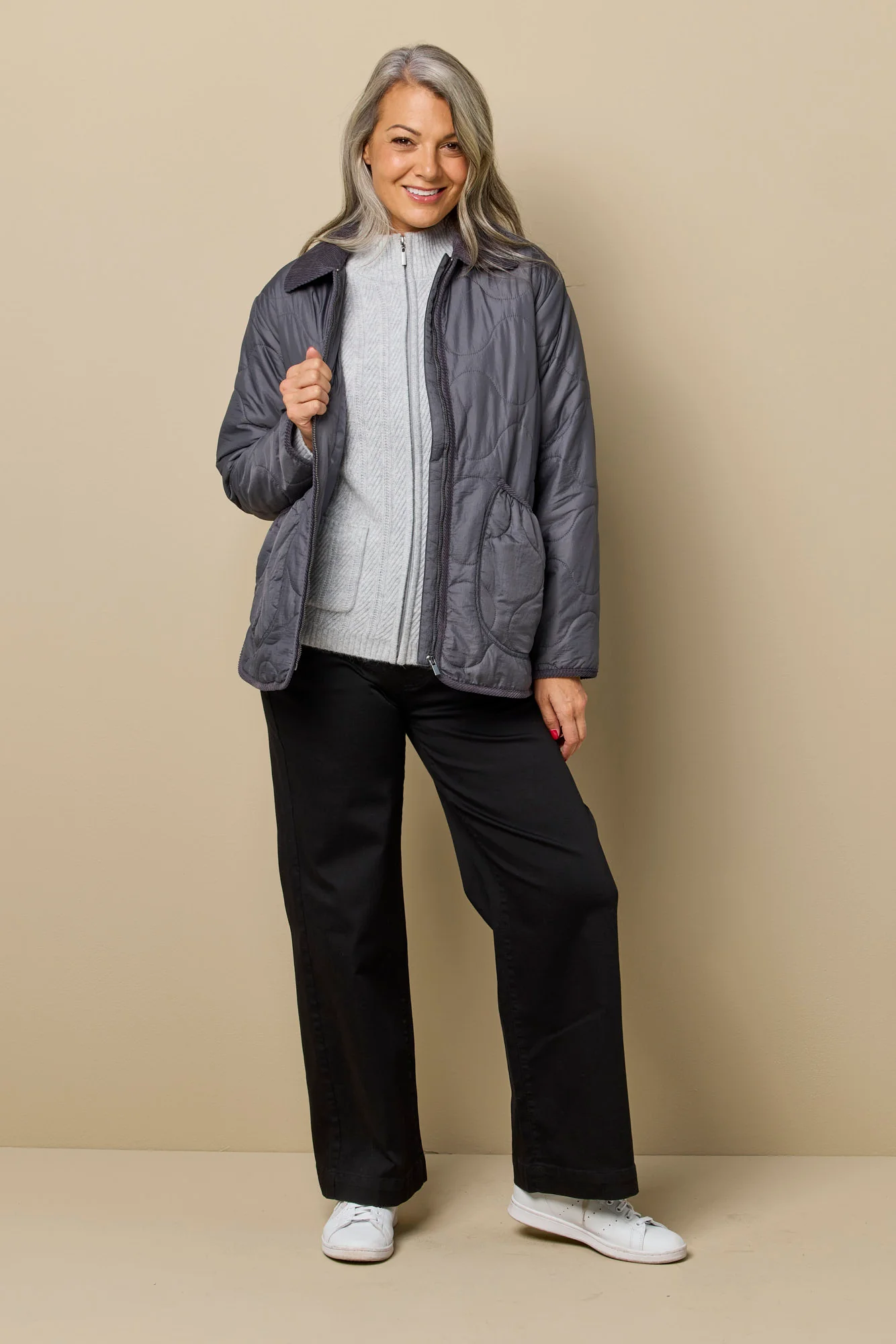 Tilly Wide Leg Pull On Long Jean - Image 2