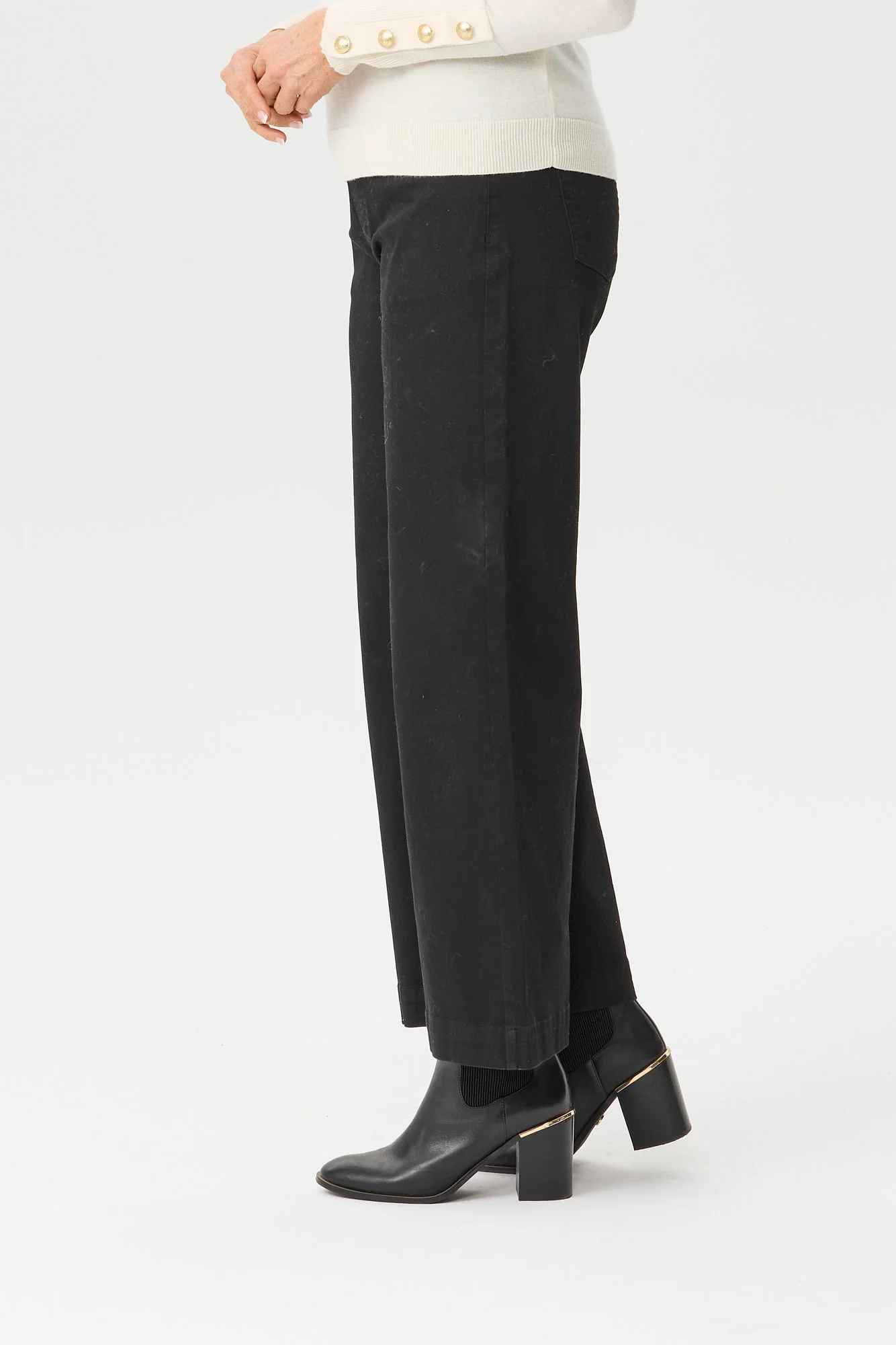 Tilly Wide Leg Pull On Long Jean - Image 4