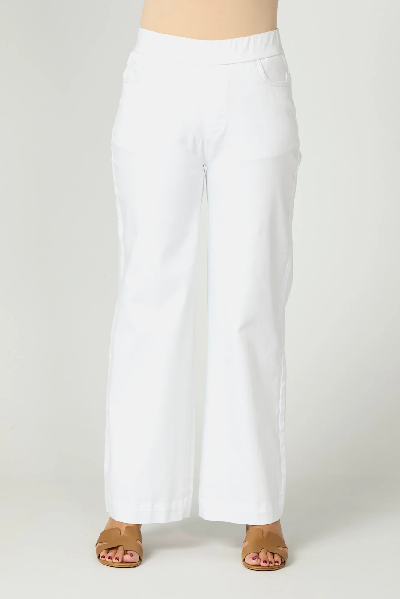 Tilly Wide Leg Pull On Long Jean - Image 3