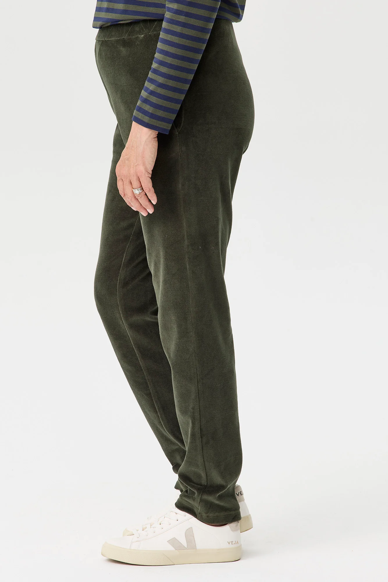 Valley Pull On Velour Pant - Image 3