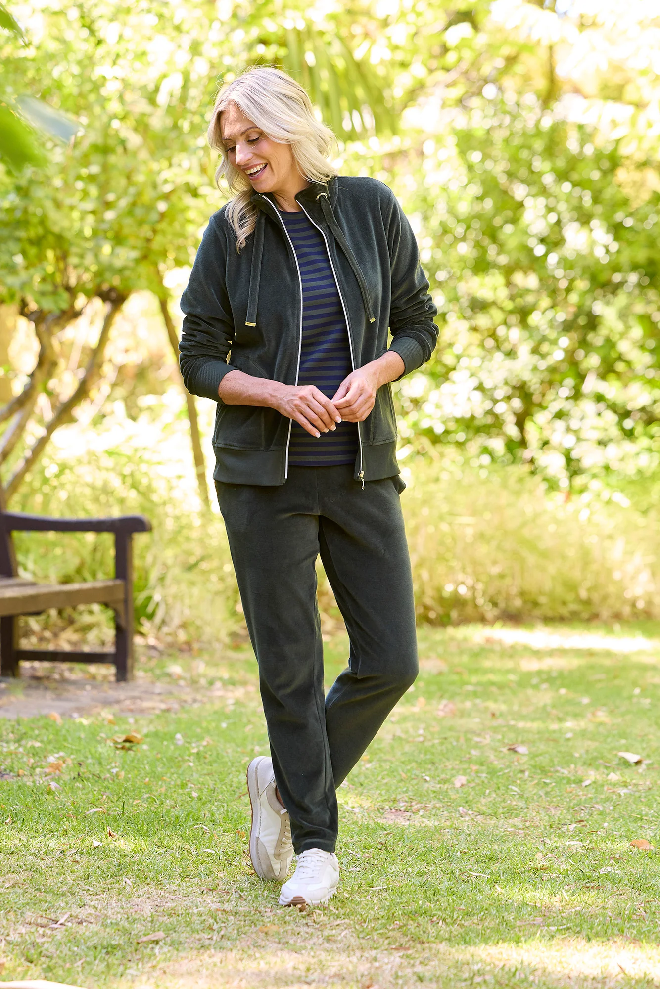 Valley Pull On Velour Pant - Image 7