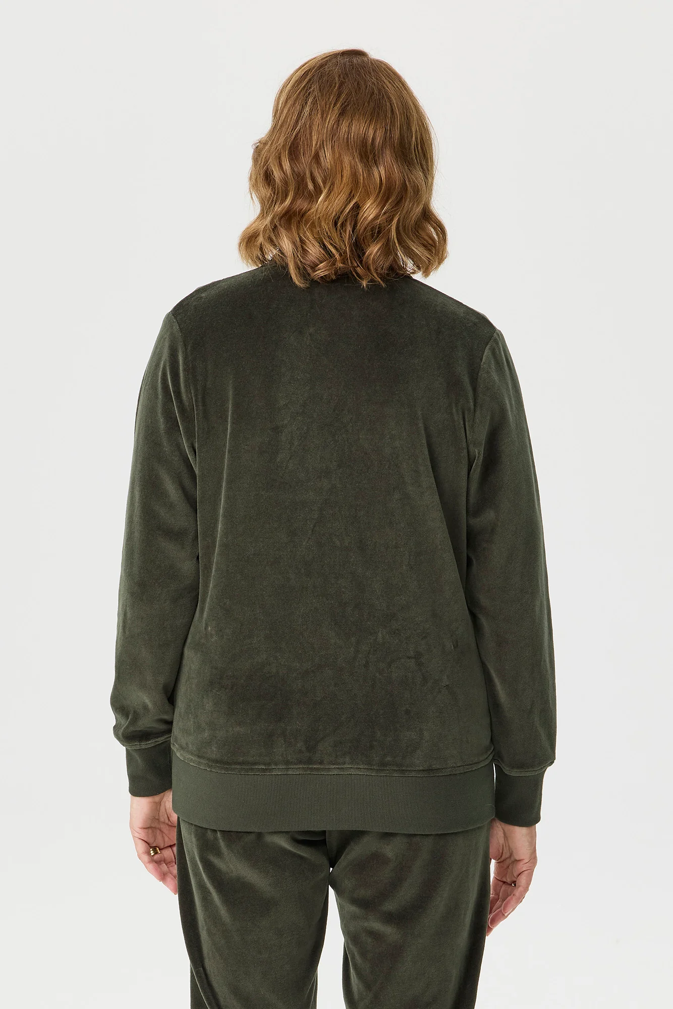 Valley Zip Up Velour Jacket - Image 5