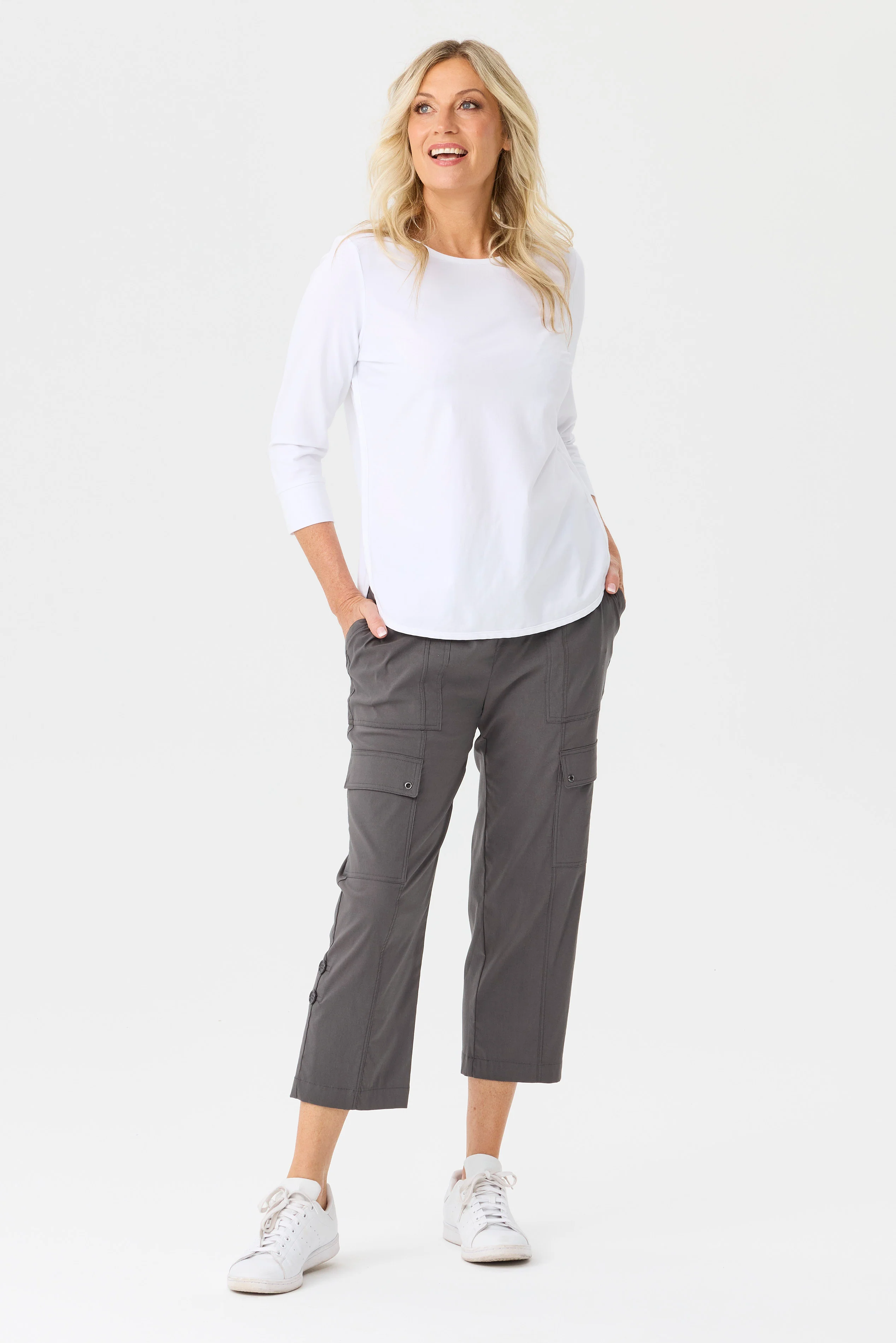 Vibe Stretch Crop Cargo Pant - Image 2