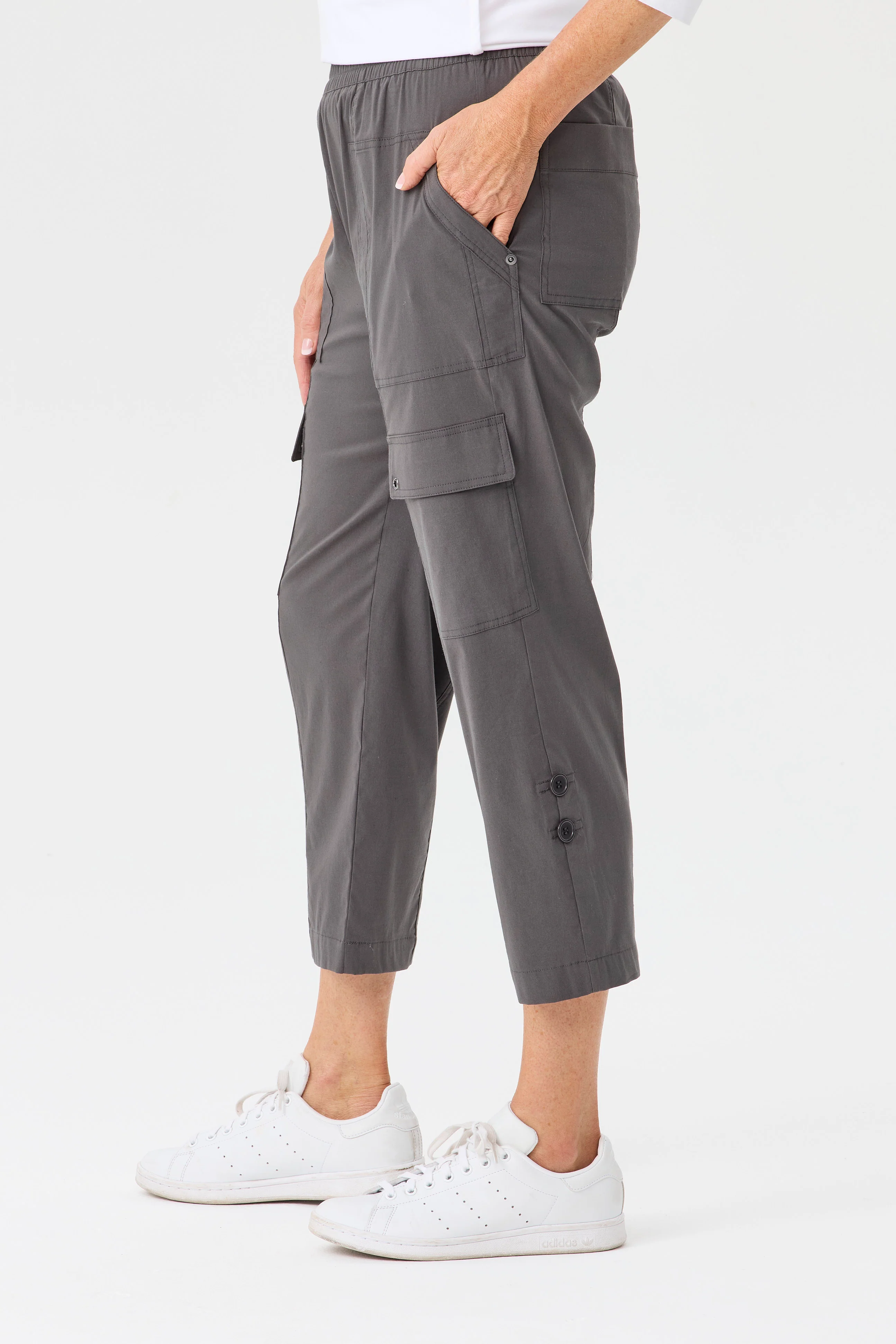 Vibe Stretch Crop Cargo Pant - Image 4