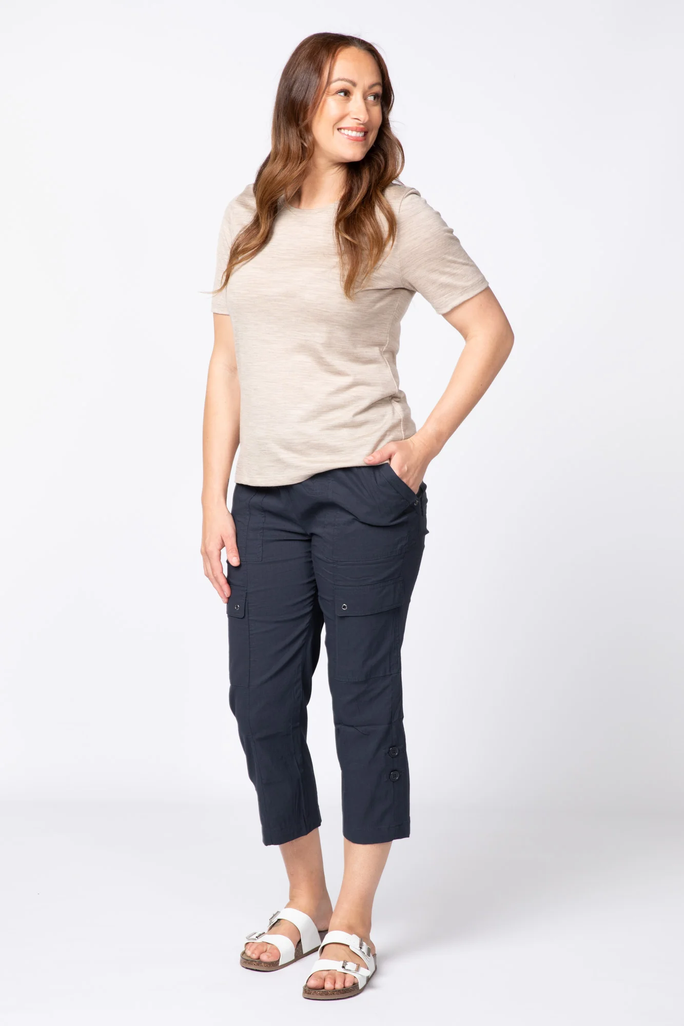 Vibe Stretch Crop Cargo Pant - Image 3