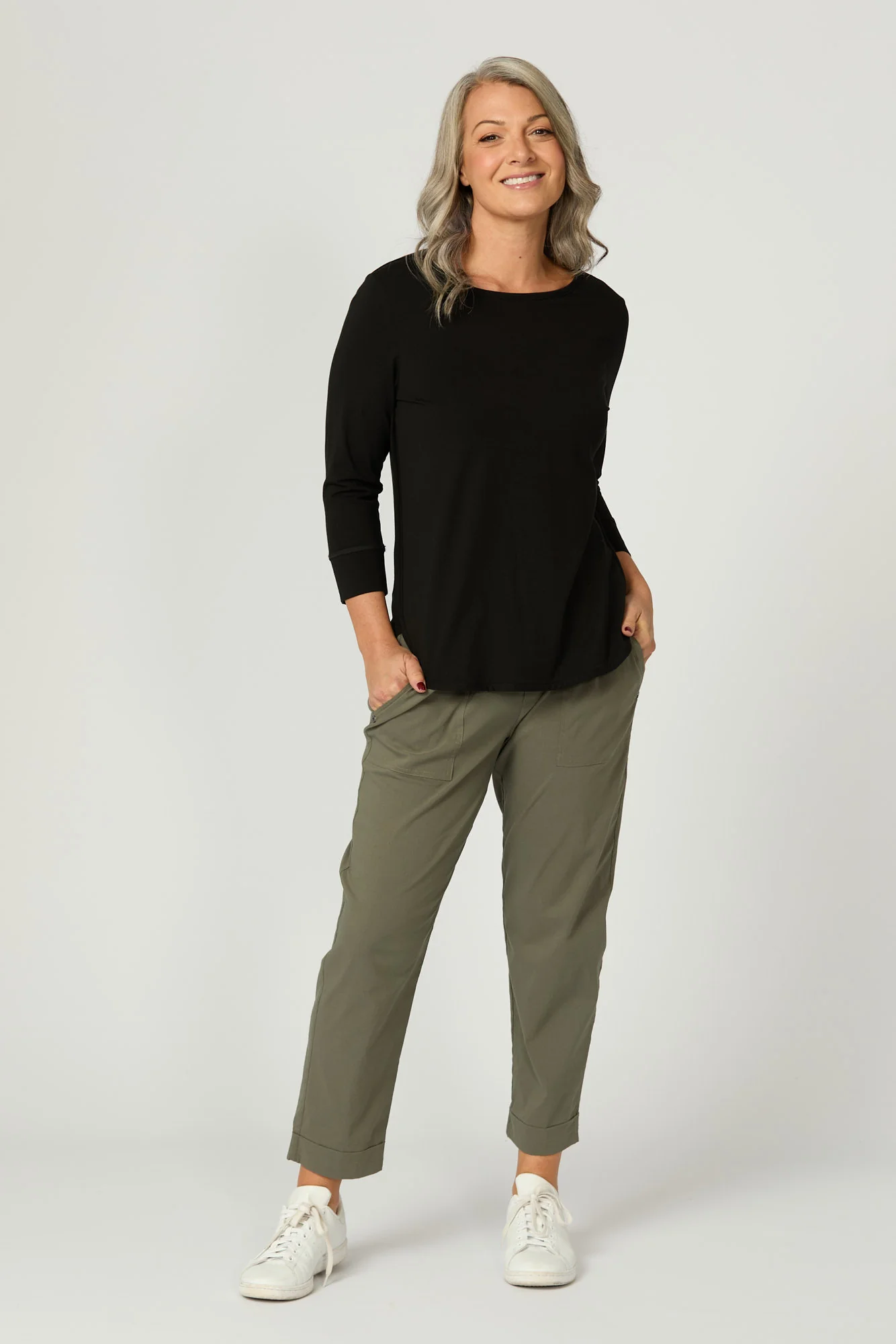 Vibe Stretch Patch Pocket 7/8 Pant - Image 4
