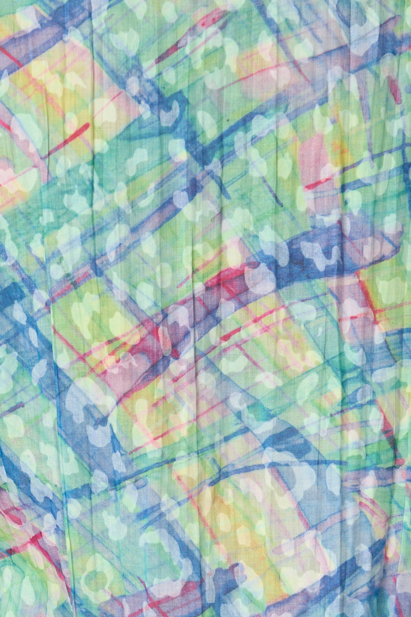 Vista Crushed 3/4 Sleeve Print Shirt - Image 6
