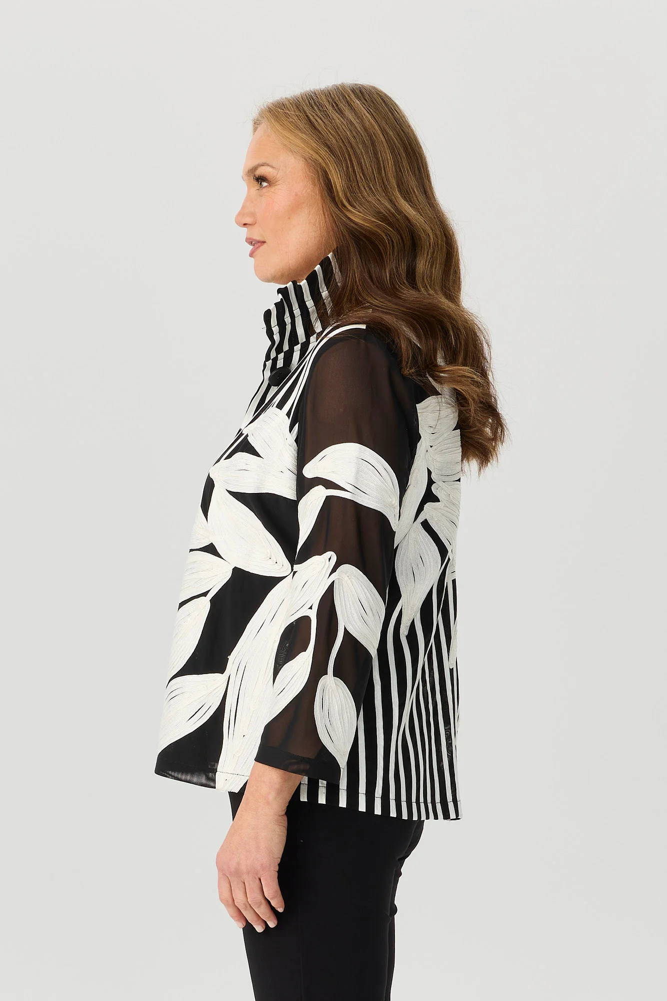 Xander Mesh Button Up Jacket - Image 4