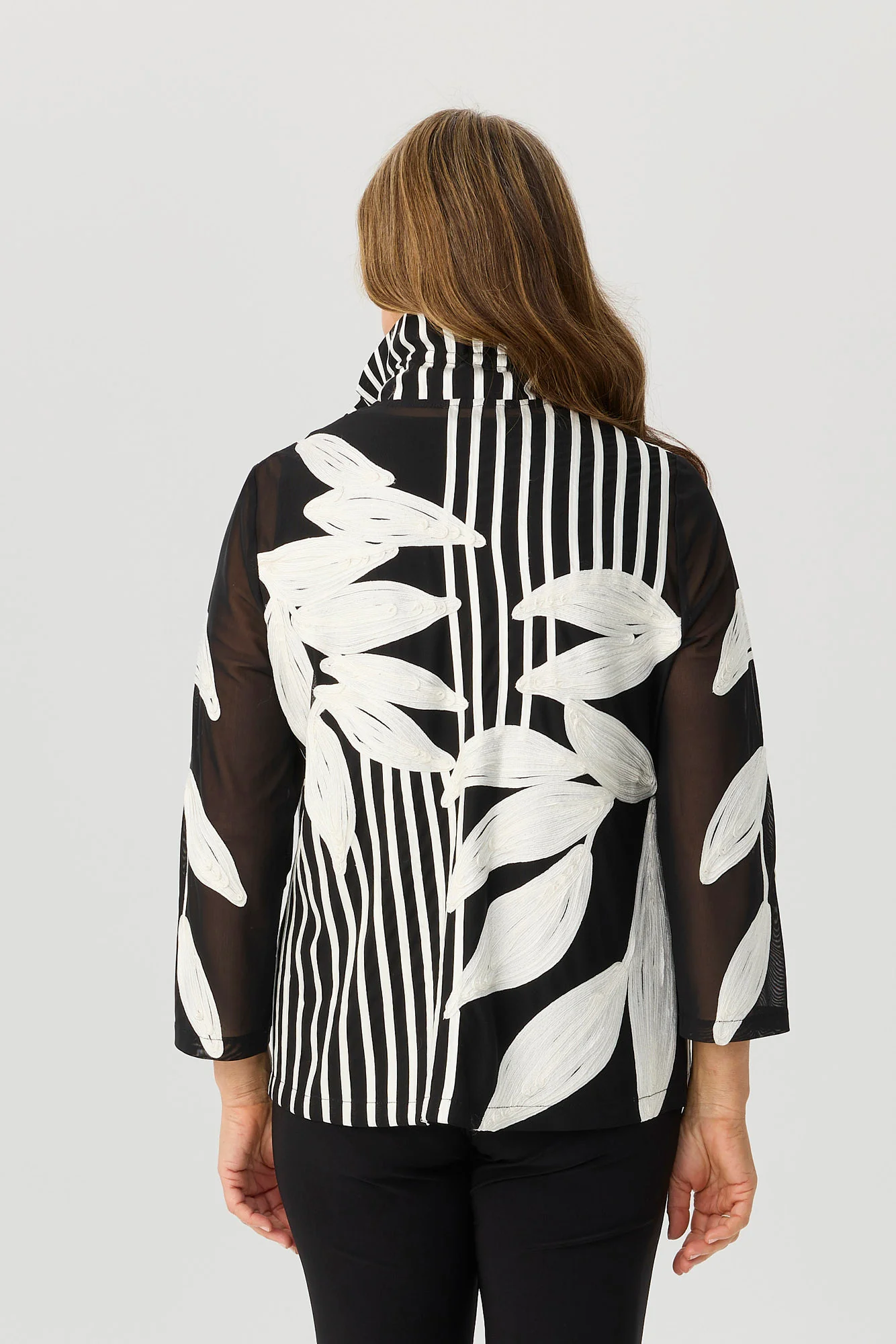 Xander Mesh Button Up Jacket - Image 5