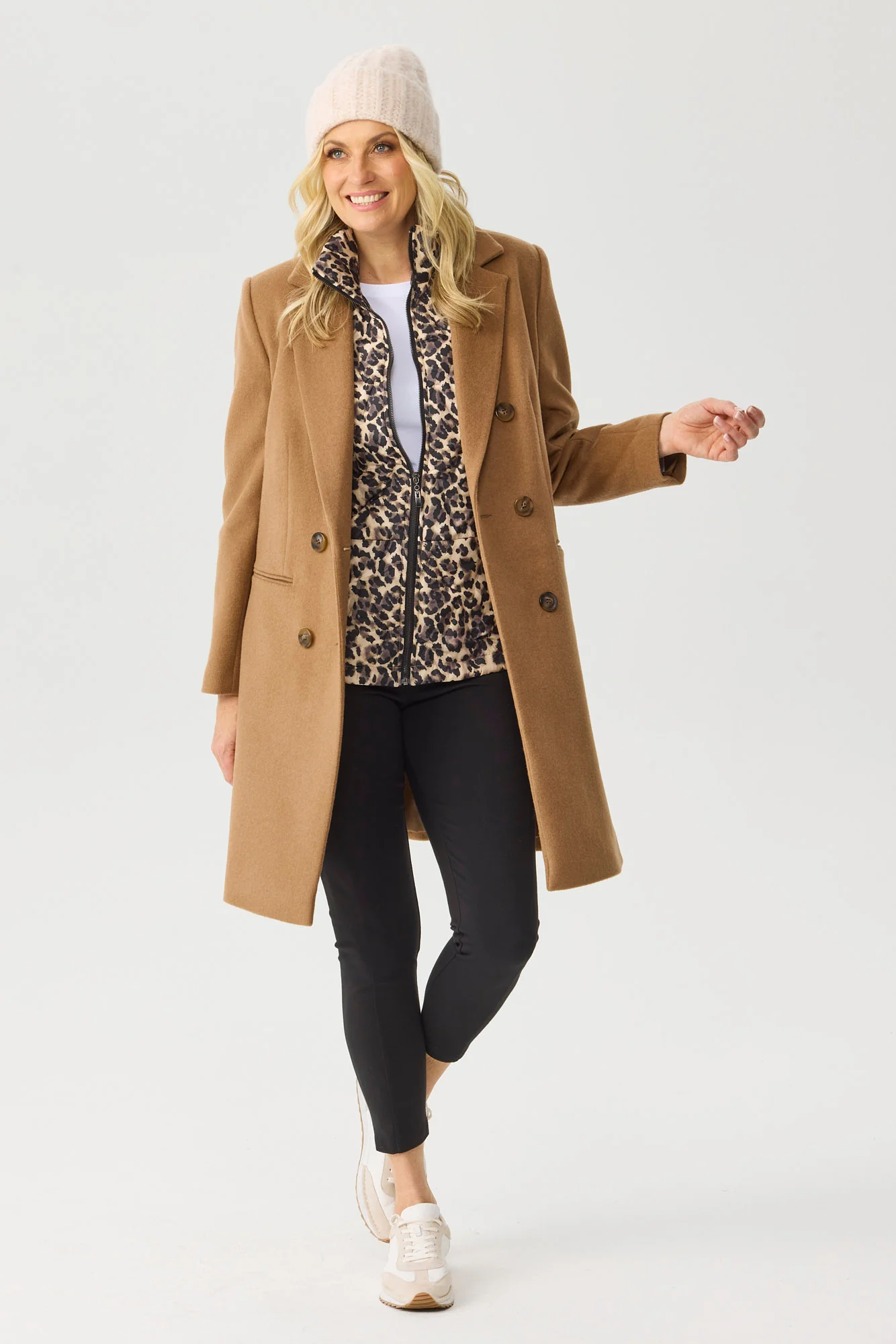 Zarina Double Breasted Coat - Image 3