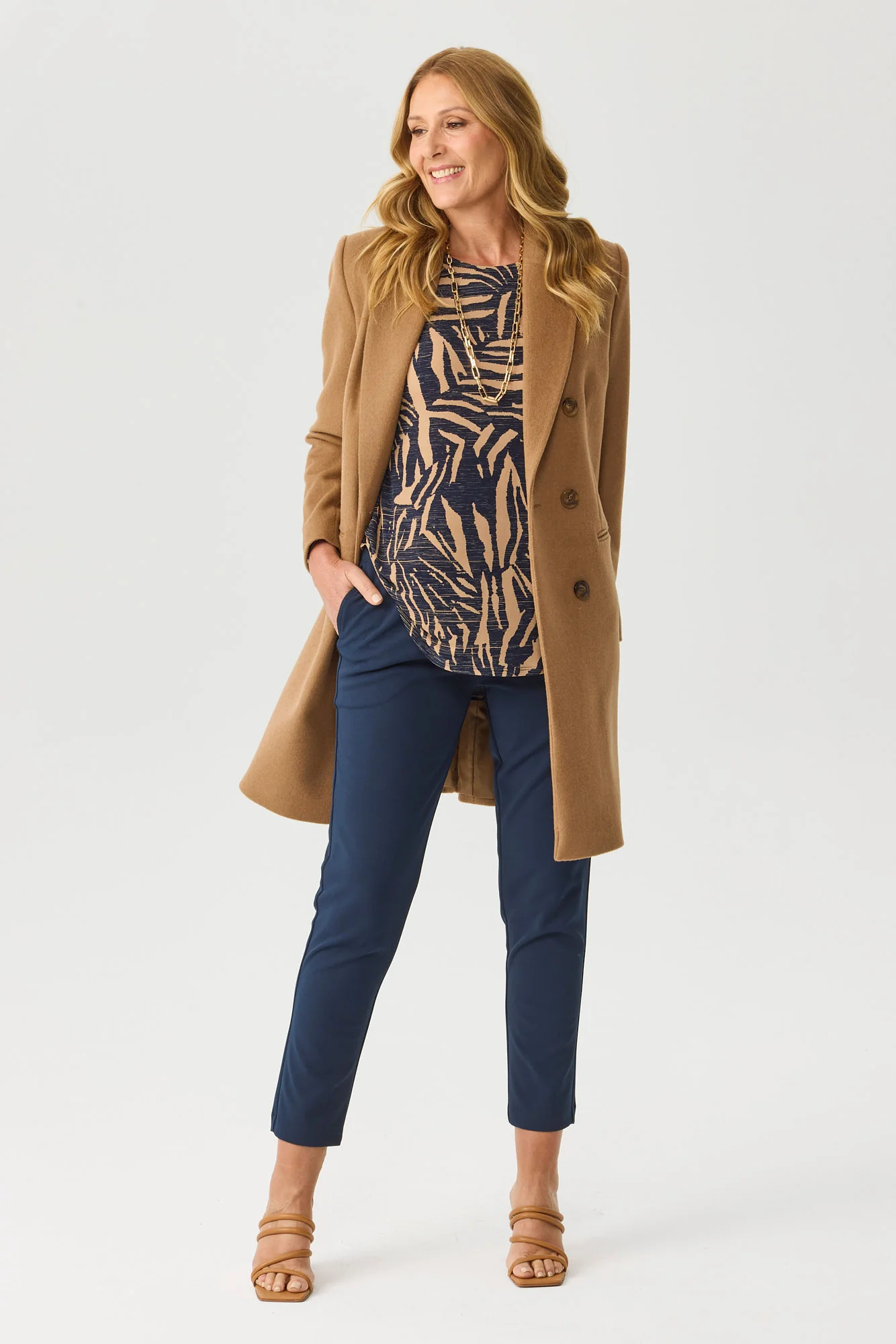 Zarina Double Breasted Coat - Image 5