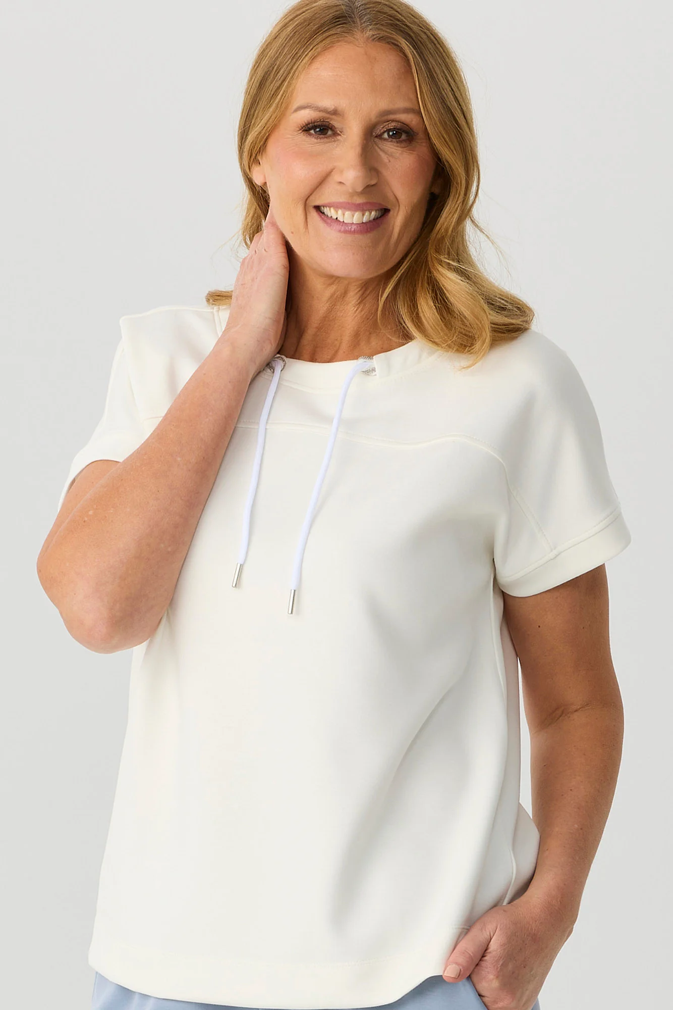 Zen Relaxed Short Sleeve Top - Image 3