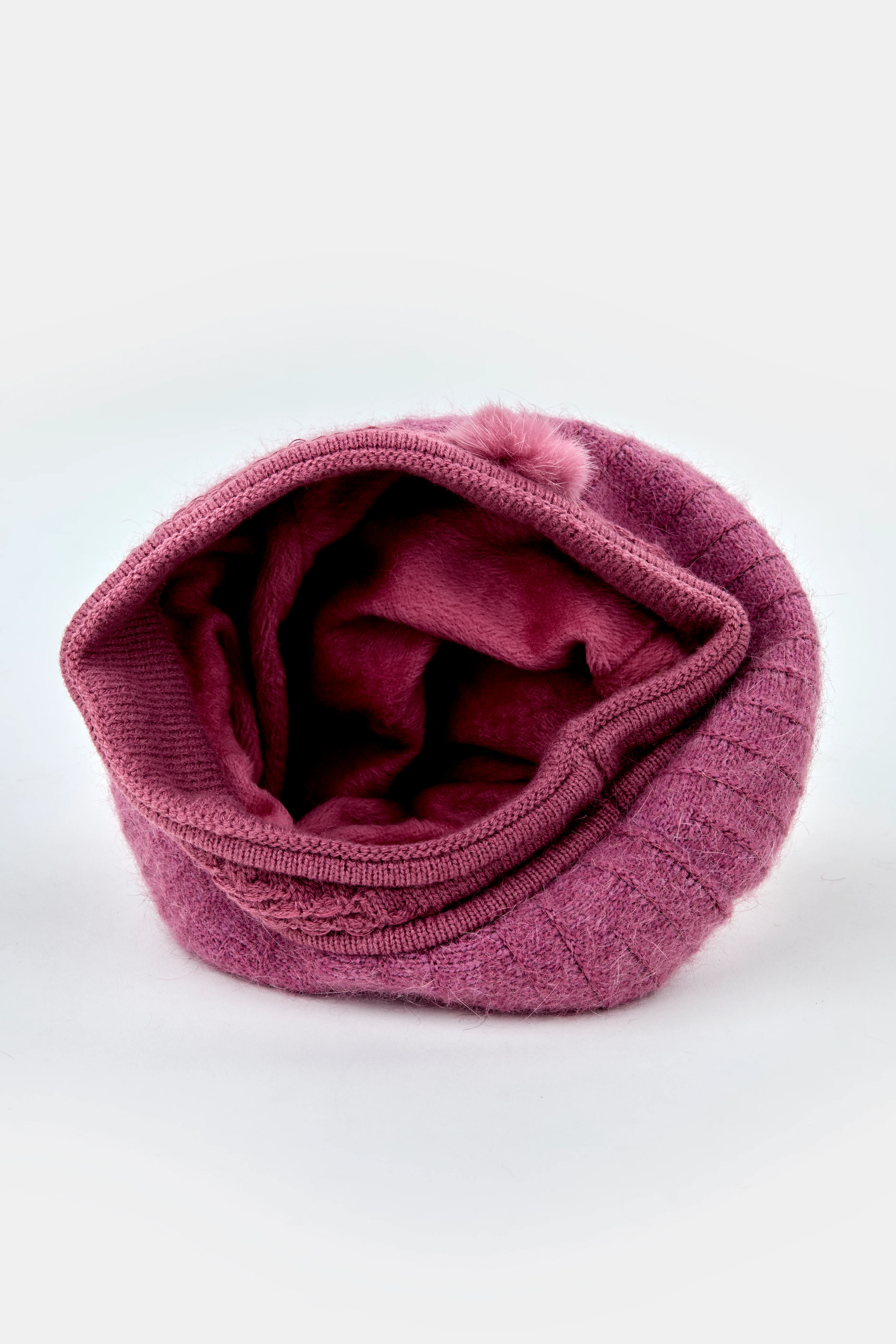 Zoelle Plush Knit Hat - Image 3